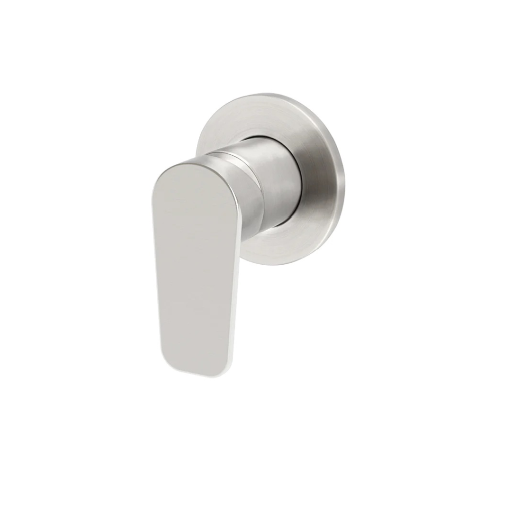 Meir Round Paddle Wall Mixer | Brushed Nickel
