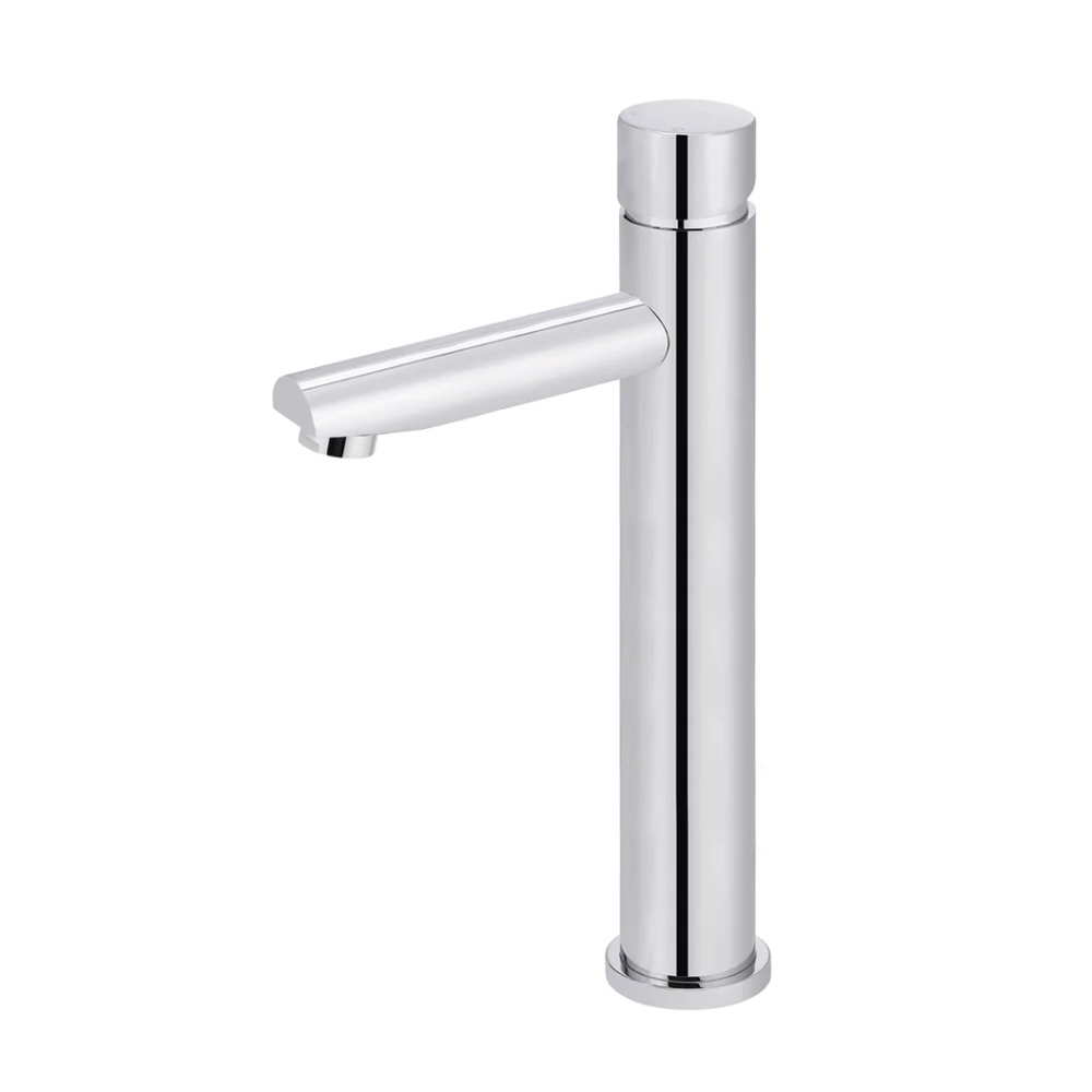 Meir Round Pinless Tall Basin Mixer | Polished chrome
