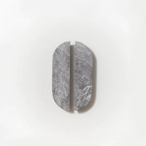 Lo&Co Dot Marble Handle Pull Small | Tundra Grey