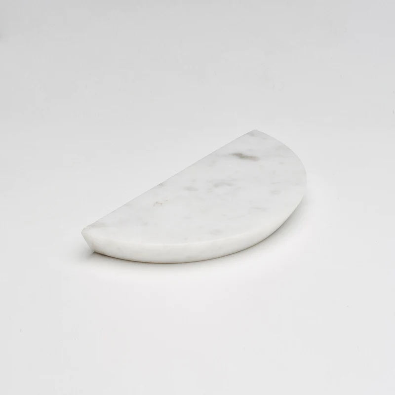 Lo&Co Arc Marble Handle Pair | Carrara