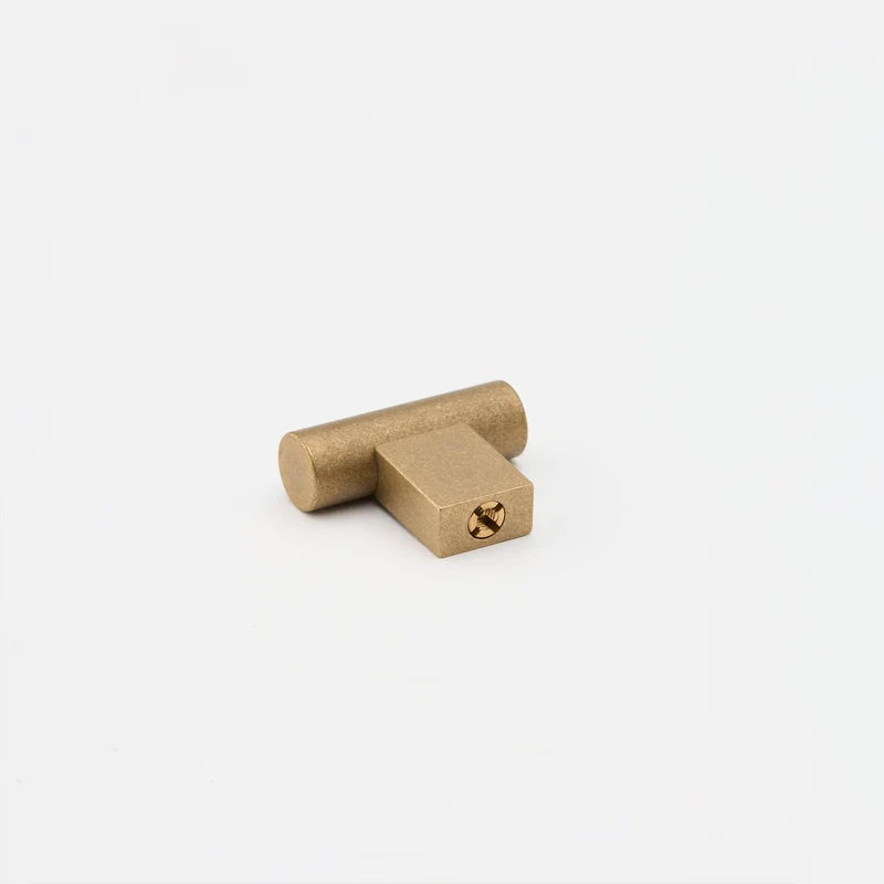 Lo&Co T-Pull  | Tumbled Brass