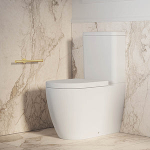 Zen II | Rimless Back To Wall Toilet Suite With Thick Seat Matt White