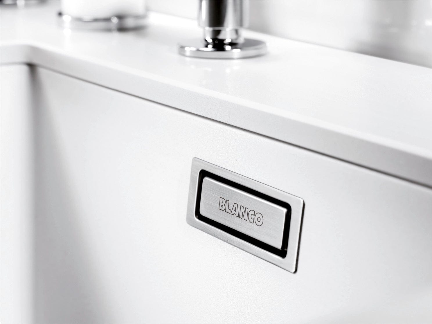 Blanco Kitchen Sinks - Granite Blanco Silgranit Subline 400-U Single Sink | White