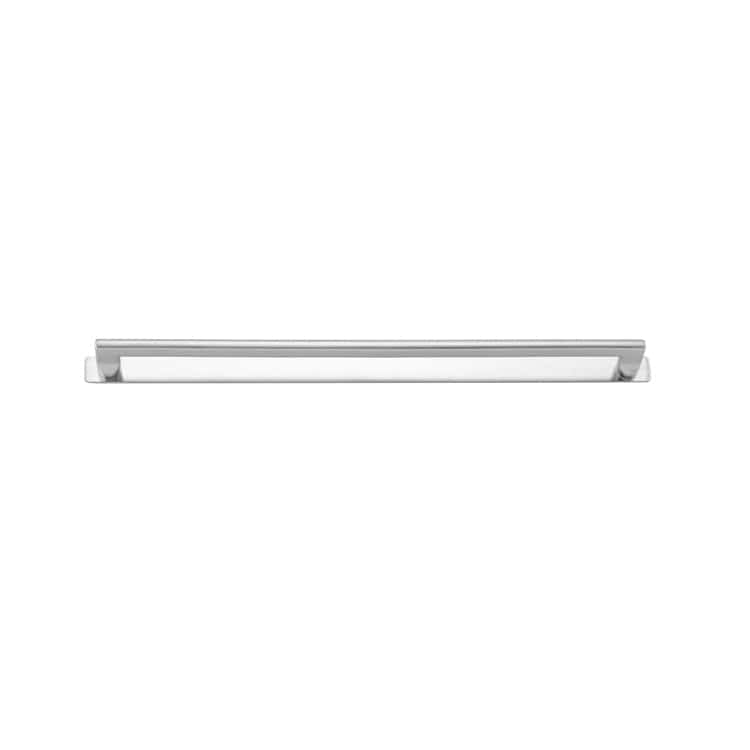 Iver Handles Iver Baltimore Cabinet Pull with Backplate | Brushed Chrome | 450mm