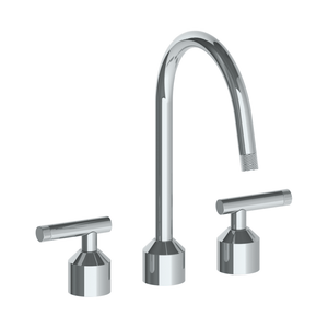 The Watermark Collection Kitchen Taps Polished Chrome The Watermark Collection Urbane 3 Hole Kitchen Set with Swan Spout | Astor Handle