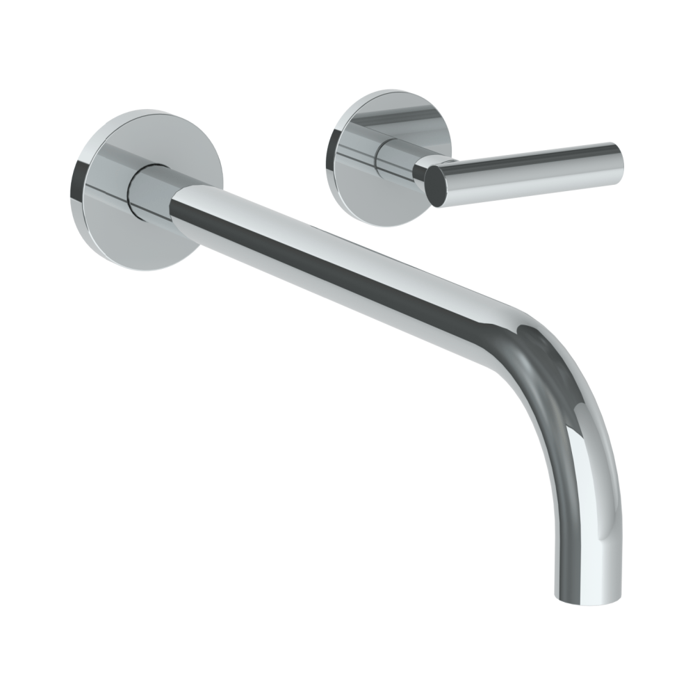 The Watermark Collection Basin Taps Polished Chrome The Watermark Collection Loft Wall Mounted 2 Hole Basin Set with 296mm Spout