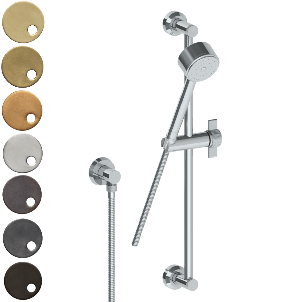 The Watermark Collection Showers Polished Chrome The Watermark Collection Urbane Volume Slide Shower | Cooper Handle