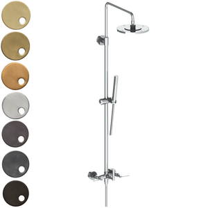 The Watermark Collection Shower Polished Chrome The Watermark Collection Highline Exposed Deluge Shower & Hand Shower Set | Lever Handle