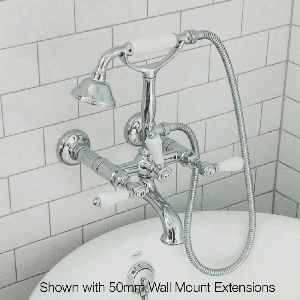 Plumbline Bath Taps Nicolazzi Regal Wall Mount Bath/Shower Mixer