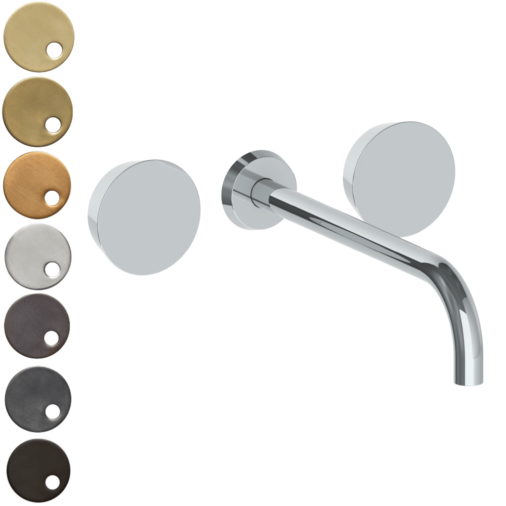 The Watermark Collection Basin Taps The Watermark Collection Zen Wall Mounted 3 Hole Basin Set with 296mm Spout