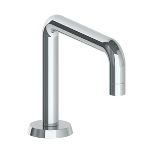 The Watermark Collection Spouts Polished Chrome The Watermark Collection Zen Hob Mounted Square Bath Spout