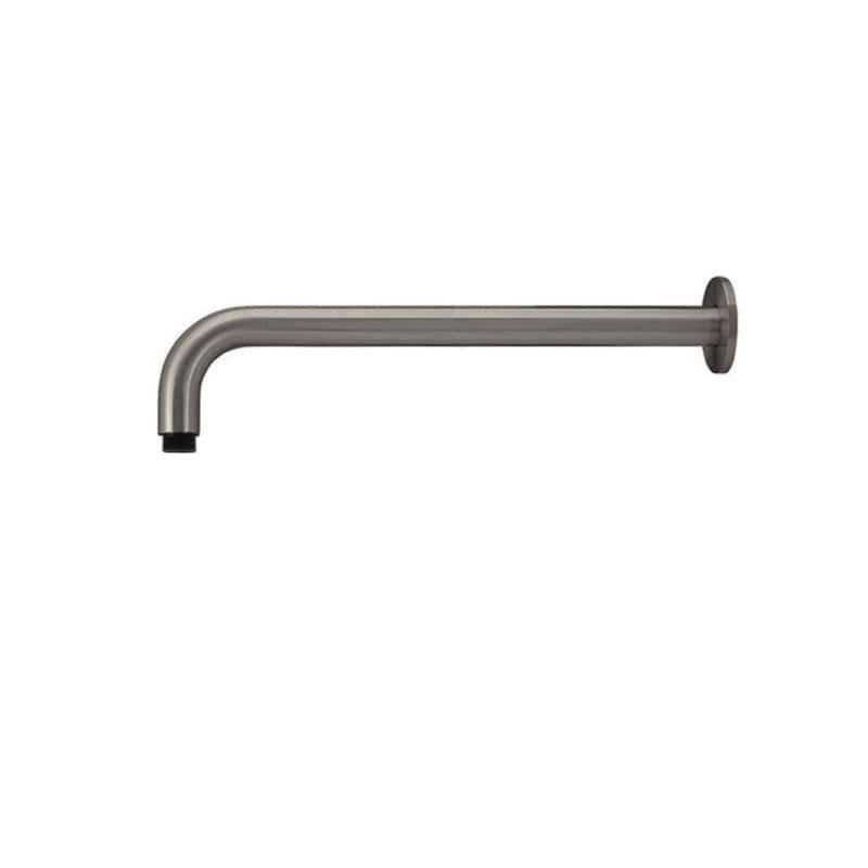 Meir Showers Meir Round Wall Shower Curved Arm 400mm | Shadow