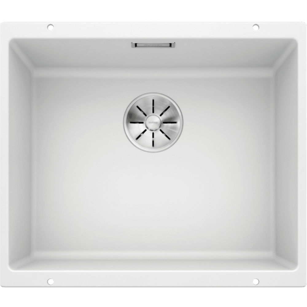 Blanco Kitchen Sinks - Granite Blanco Silgranit Subline 500-U Single Sink | White