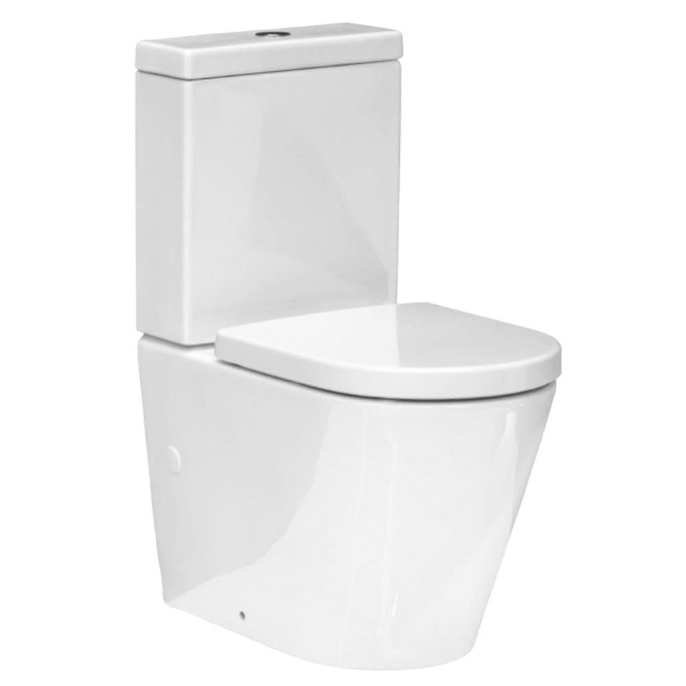 Plumbline Toilet Evo 61 Back To Wall Toilet Suite with Thick Seat