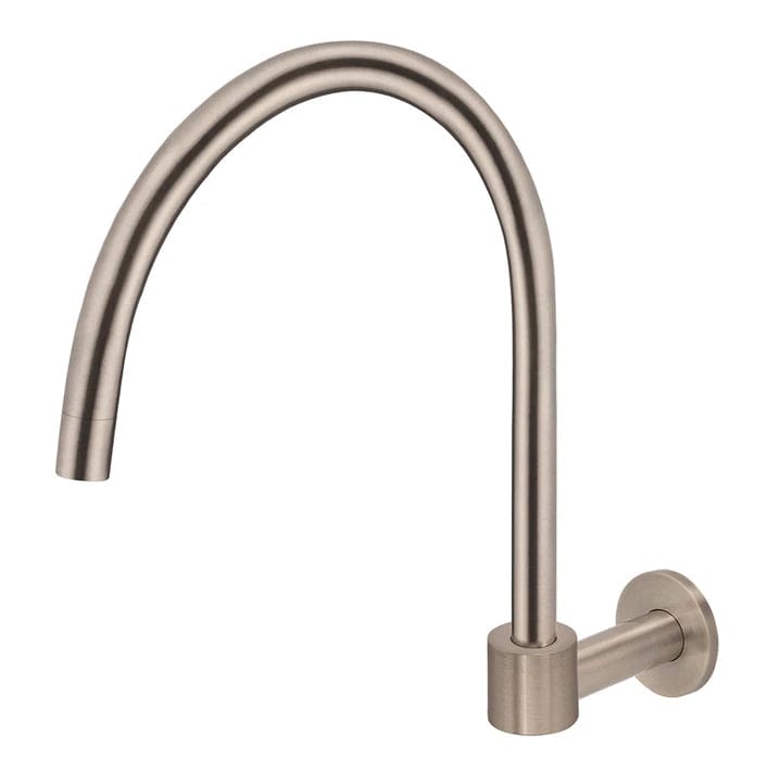 Meir Spouts Meir Round High-Rise Swivel Wall Spout | Champagne