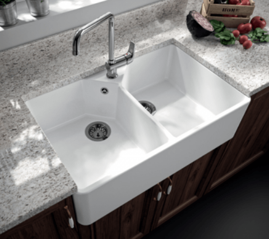 Blanco Kitchen Sinks Hafele Home Farmhouse Double Butler Sink | 800mm