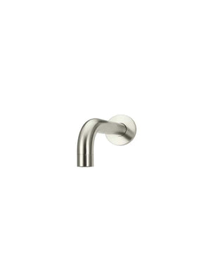 Meir Spouts Meir Round Curved Spout 130mm | Brushed Nickel