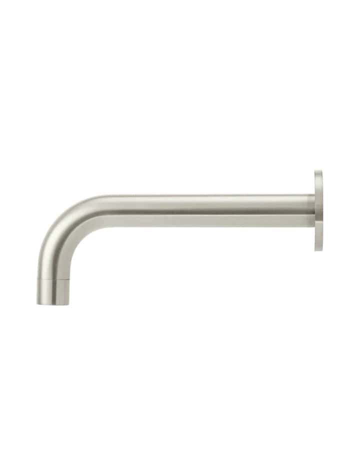 Meir Spouts Meir Round Curved Spout 200mm | Brushed Nickel