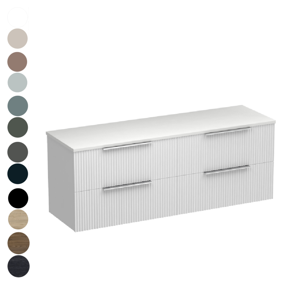 Forma Opaco 1500 4 Drawer Vanity