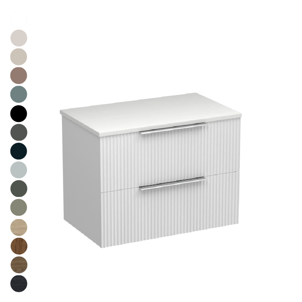 Forma Opaco 750 2 Drawer Vanity