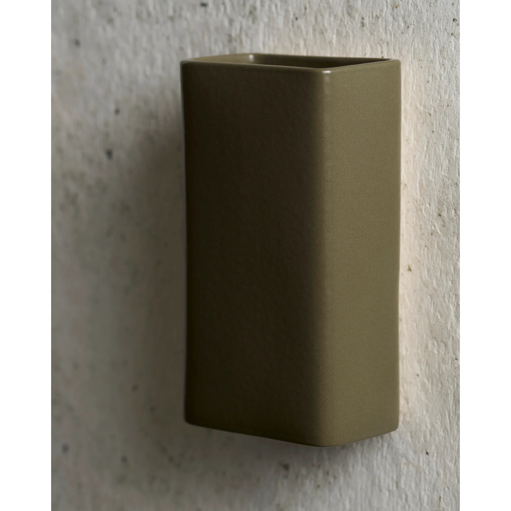 Robert Gordon Square Box Wall Light  | Olive