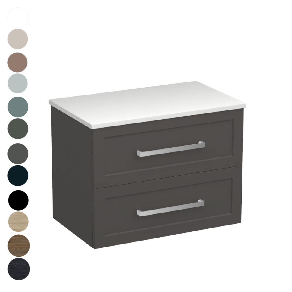 Hampton Opaco 750 2 Drawer Vanity