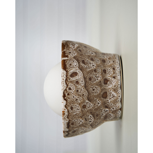 Robert Gordon Bowl Wall Sconce Light | White Ochre