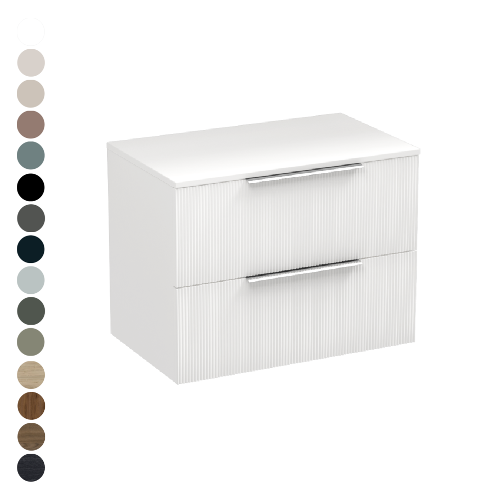 Ava Opaco 750 2 Drawer Vanity
