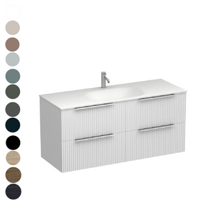 Forma Spio 1200 4 Drawer Vanity Centre Basin