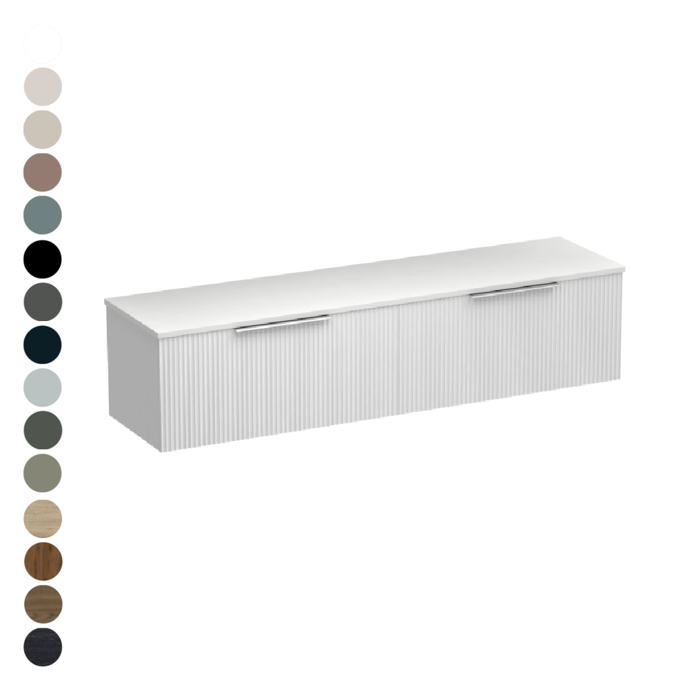 Forma Opaco 1800 2 Drawer Vanity