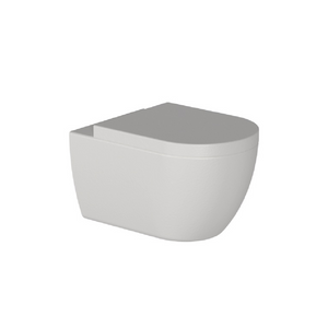 Zen II | Rimless Wall Hung Toilet With Thick Seat Matt White