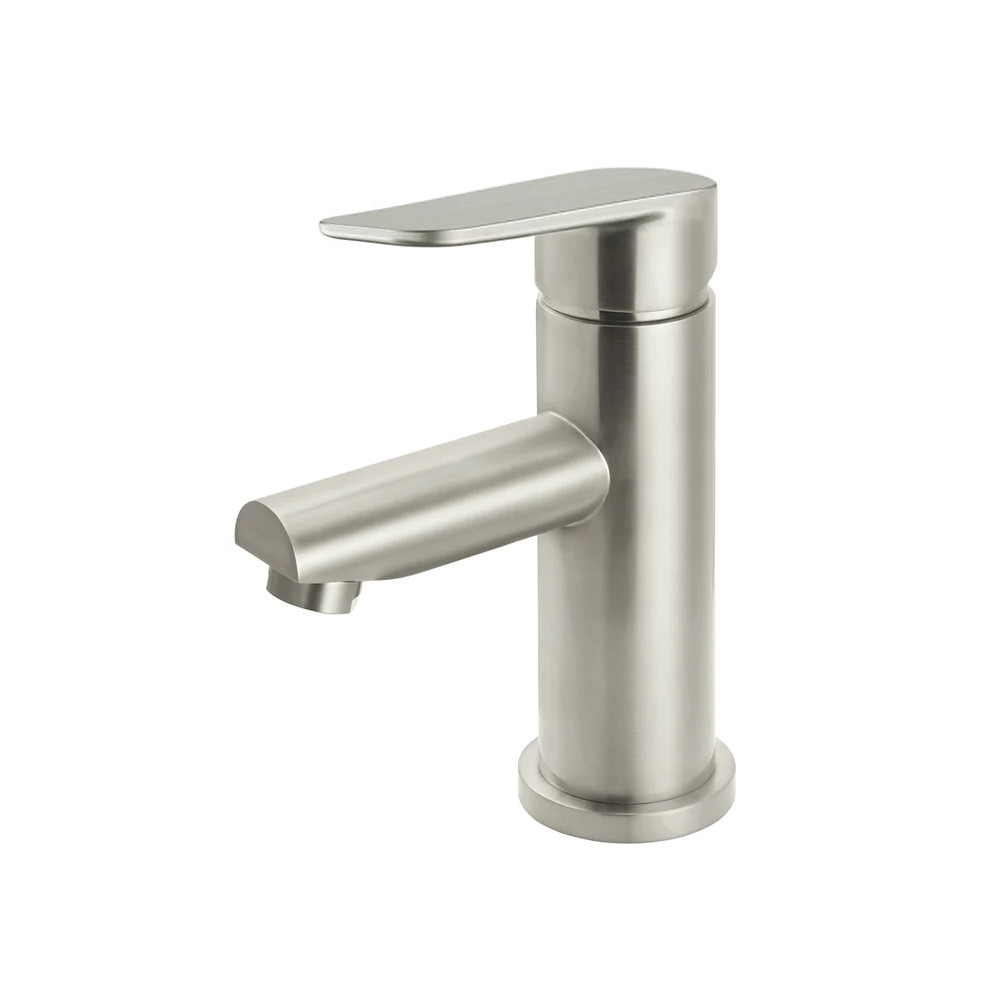 Meir Round Paddle Basin Mixer | Brushed Nickel