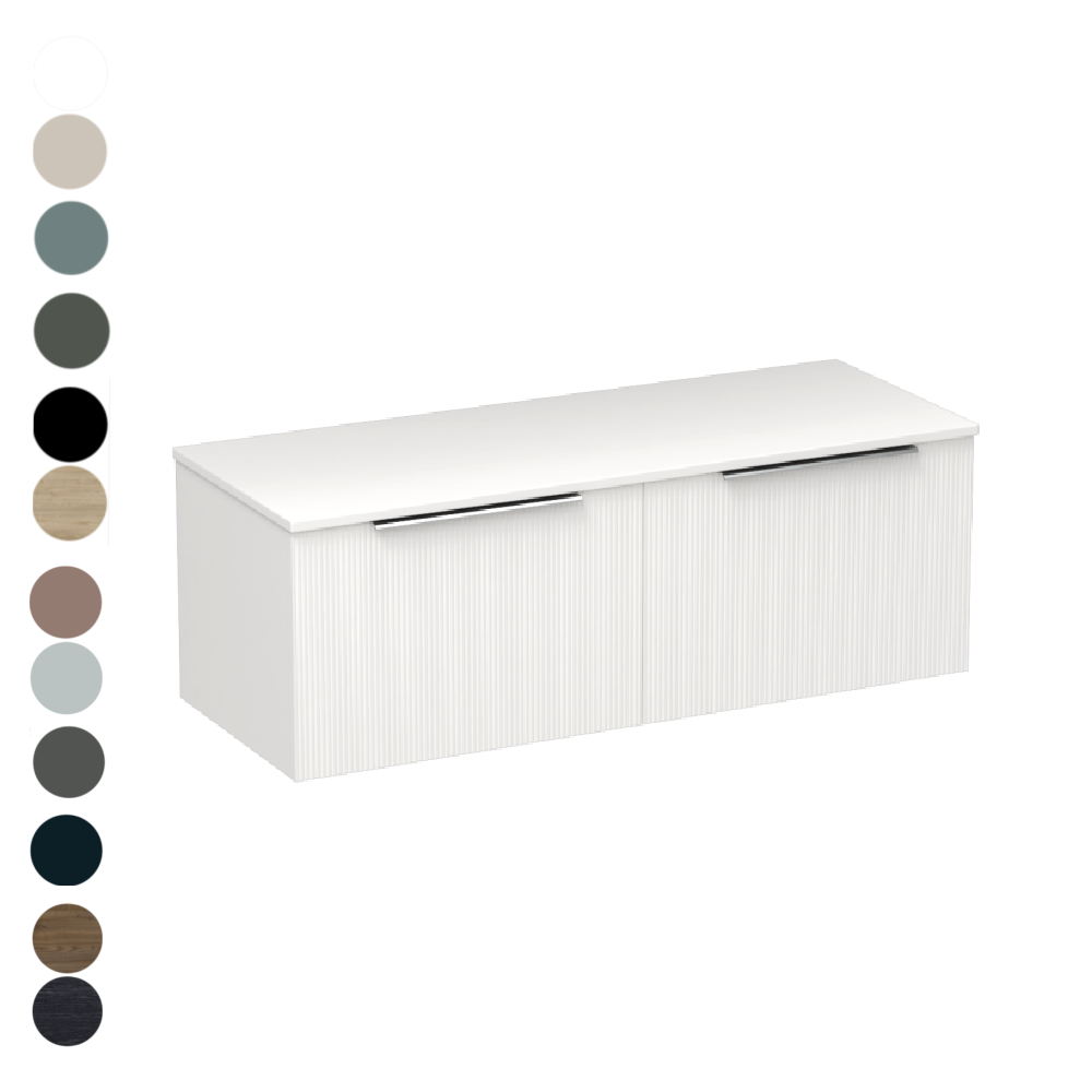 Ava Opaco 1200 2 Drawer Vanity