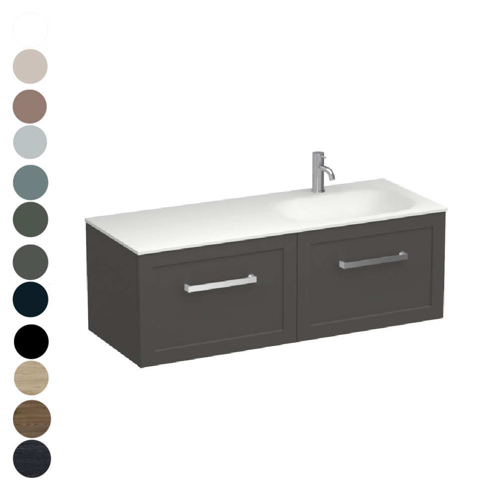 Hampton Spio 1200 2 Drawer Vanity Right Basin