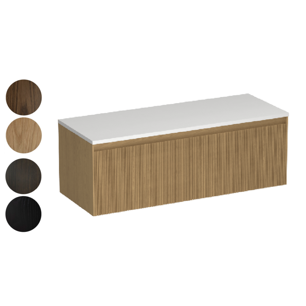 Strata Opaco 1200 2 Drawer Single Vanity