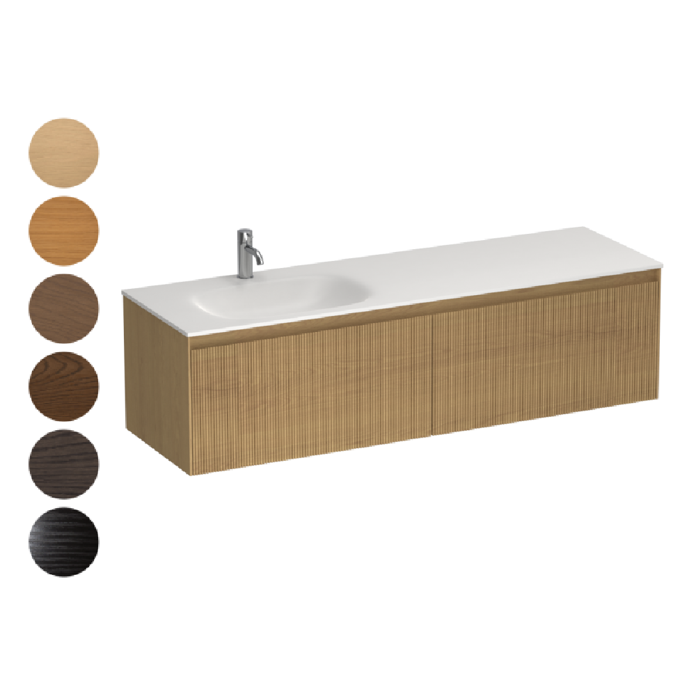 Strata Spio 1500 2 Drawer Vanity Left Basin
