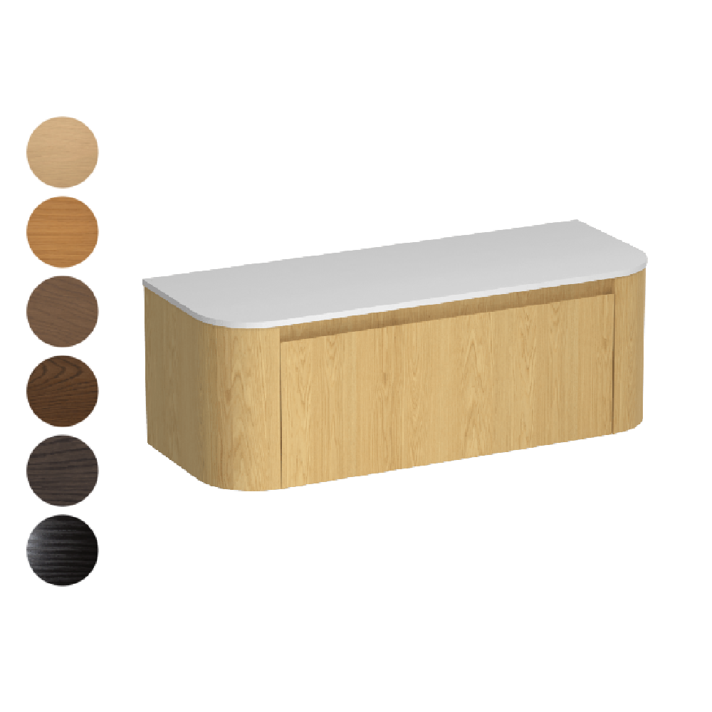 Stanza Curve Opaco 1200 1 Drawer Vanity