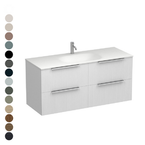 Forma Spio 1200 4 Drawer Vanity Centre Basin