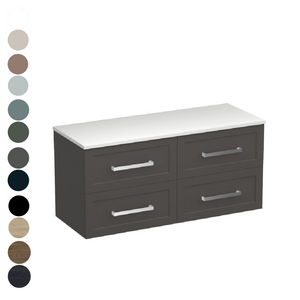 Hampton Opaco 1200 4 Drawer Vanity