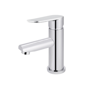 Meir Round Paddle Basin Mixer | Polished Chrome