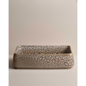 Robert Gordon Kiln 515 Rectangle Vessel Basin | White Ochre