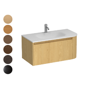 Stanza Curve Spio 900 Left Corner 1 Drawer Vanity