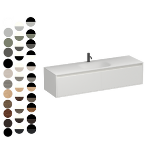 Prava Spio 1500 2 Drawer Vanity
