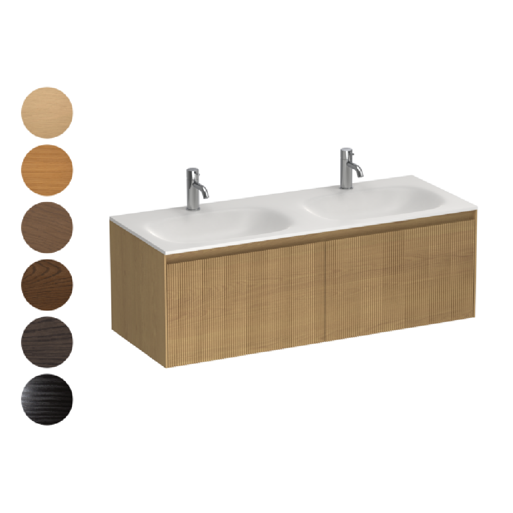 Strata Spio 1200 2 Drawer Vanity Double Basin