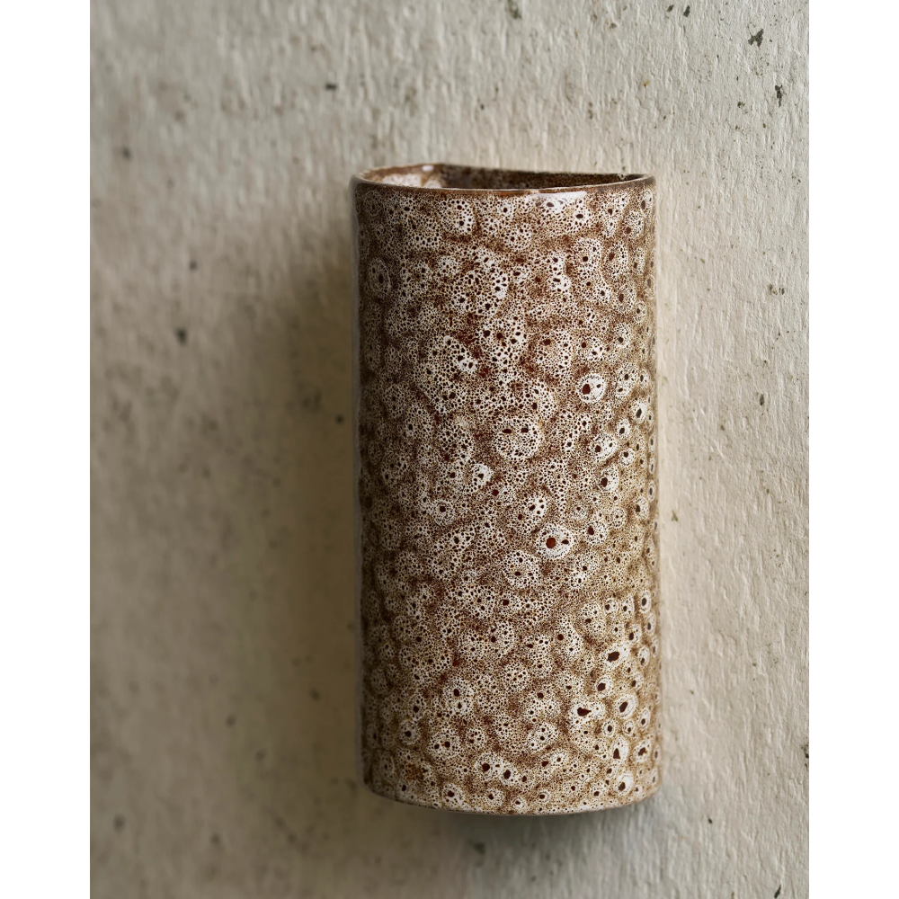 Robert Gordon Cylinder Curved Wall Light | White Ochre