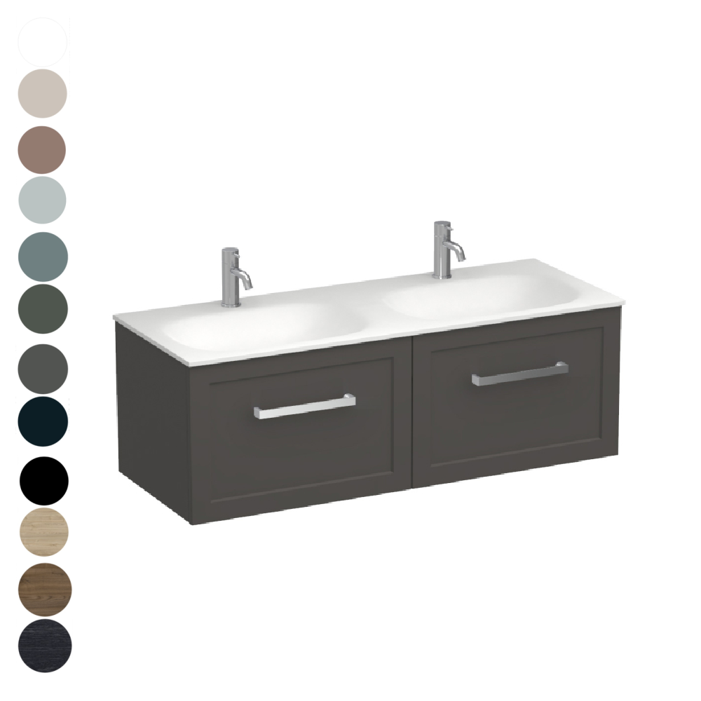 Hampton Spio 1200 2 Drawer Vanity Double Basin