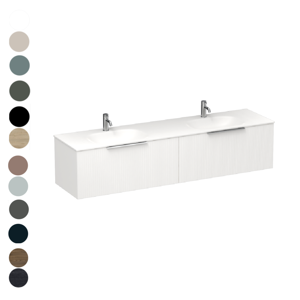 Ava Spio 1800 2 Drawer Vanity Double Basin