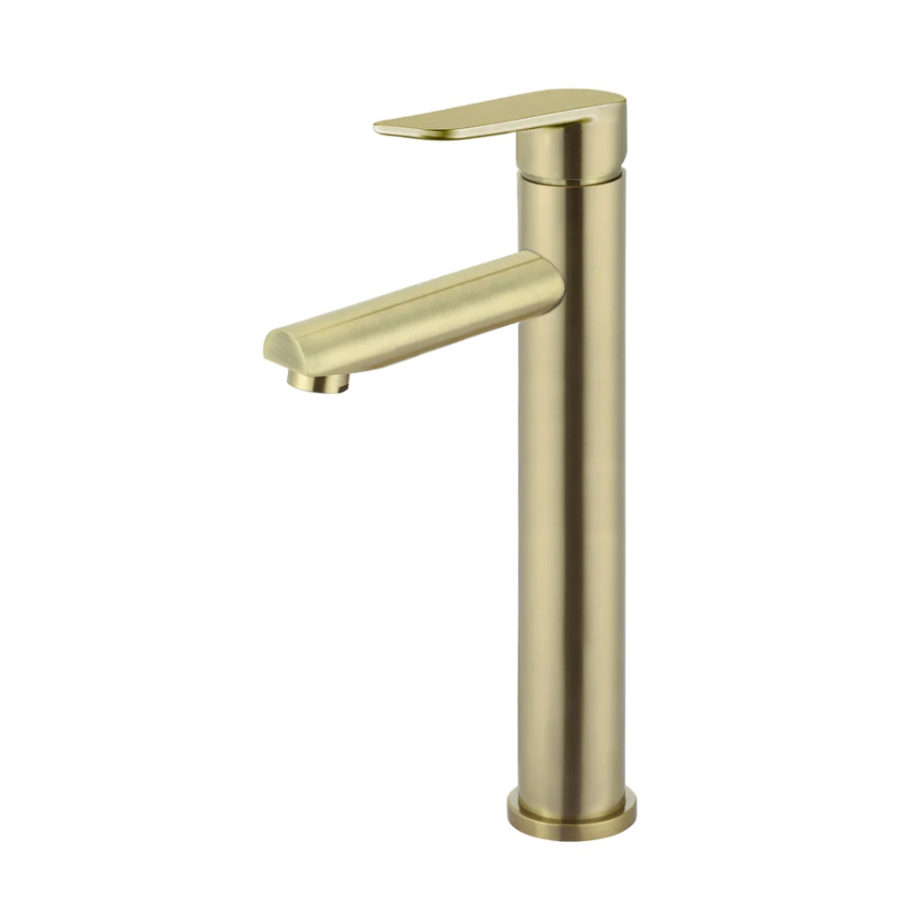 Meir Basin Taps Meir Round Paddle Tall Basin Mixer | Tiger Bronze