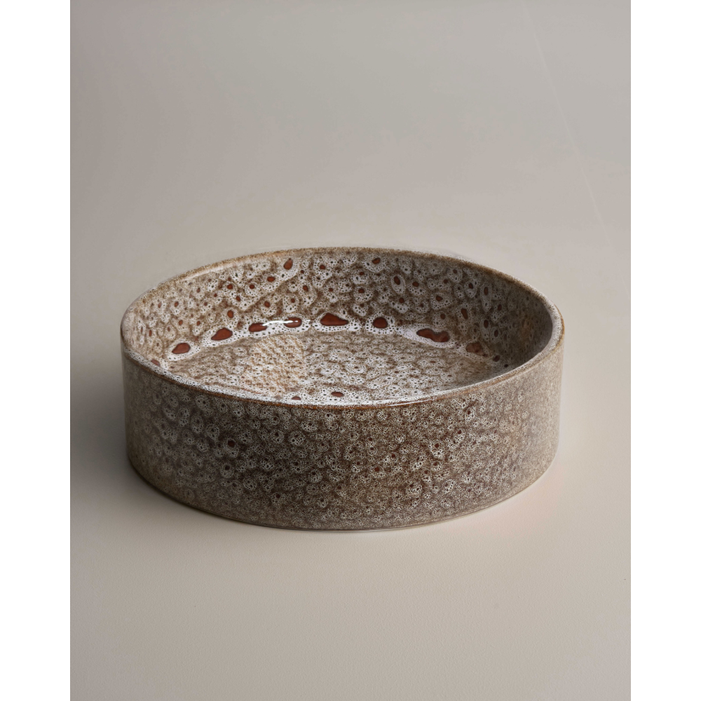 Robert Gordon Basins Robert Gordon Clay 350 Round Vessel Basin | White Ochre