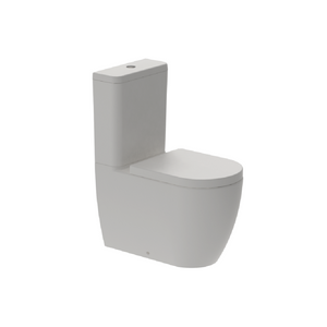 Zen II | Rimless Back To Wall Toilet Suite With Thick Seat Matt White